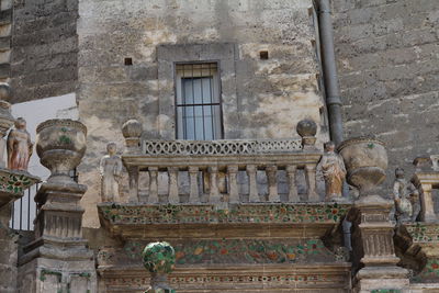Low angle view of old building