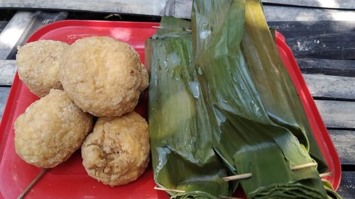 Close-up of vegetables in container