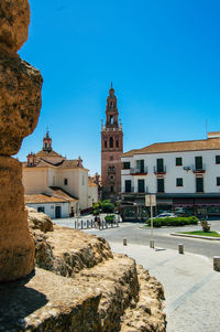 Historic building against blue sky