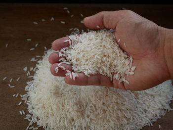 Organic rice grain