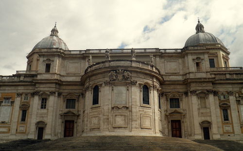 View of cathedral against cloudy sky