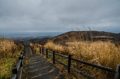 Scenic view of landscape against sky