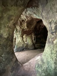 Close-up of rock formation