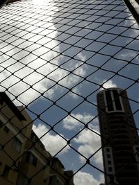 Low angle view of buildings against sky