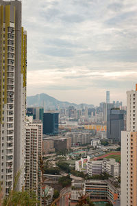 Cityscape against sky