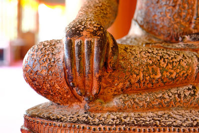 Close-up of rusty metal