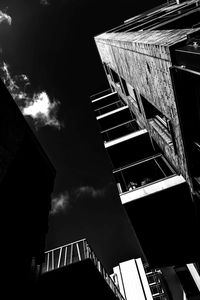 Low angle view of buildings against sky