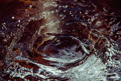 Full frame shot of water splashing