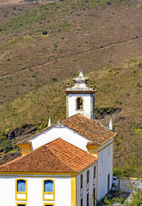 High angle view of a building