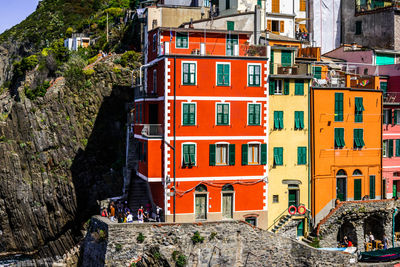 Buildings on the sea