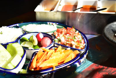 Close-up of food in plate