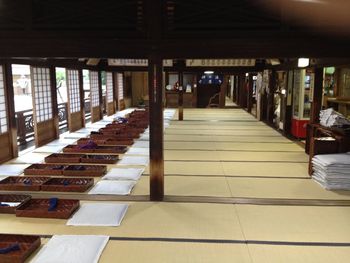 View of corridor of store