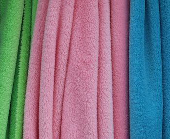 Full frame shot of multi colored towel