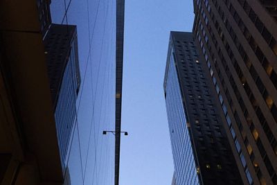 Low angle view of modern building
