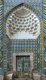 View of ornate entrance of building