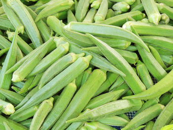 Full frame shot of fresh vegetables at market