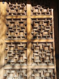 Full frame shot of wooden wall