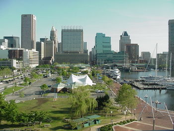 Skyscrapers in city