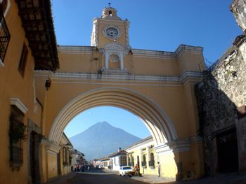 View of road in city