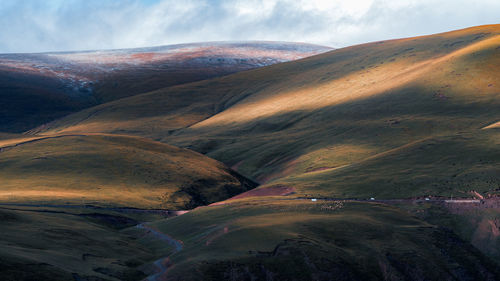 Scenic view of landscape against sky