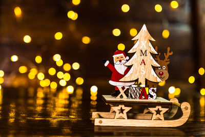 Close-up of christmas decoration