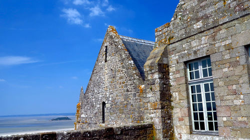 Holly house in the magic blue sky