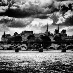 River with buildings in background