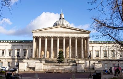 View of historic building against sky