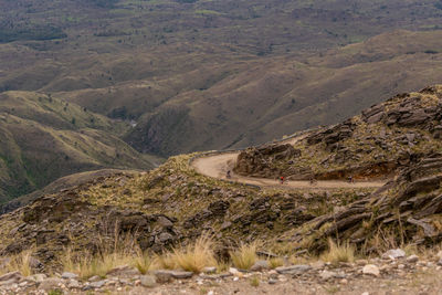 High angle view of landscape