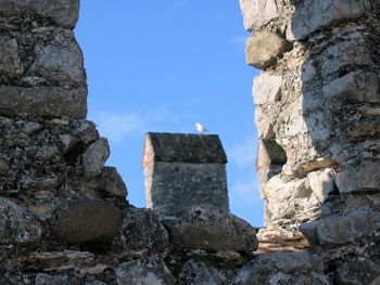 View of old ruins against sky