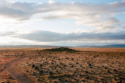 Scenic view of landscape against sky