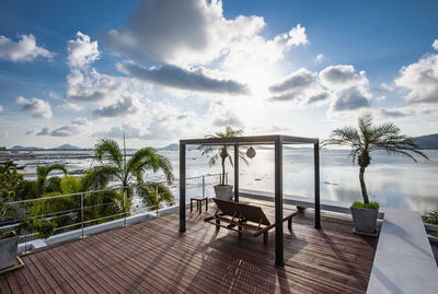 Rooftop at luxury hotel resort in phuket - thailand