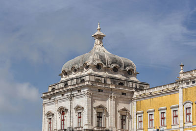 Low angle view of building against sky