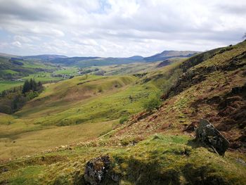 Scenic view of landscape against sky