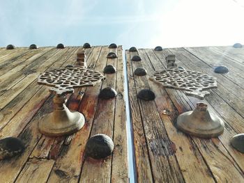 Close-up of wooden wall