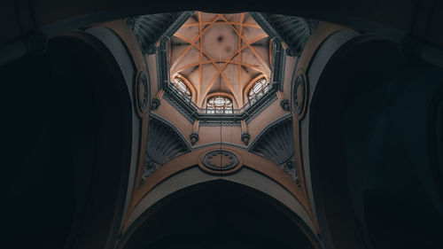 Low angle view of ceiling in building