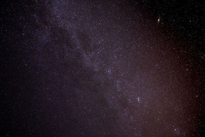 Low angle view of stars in sky