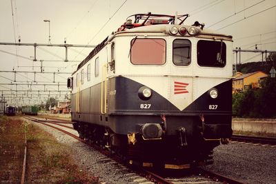 Train on railroad track