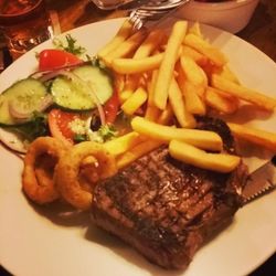 Close-up of food on plate