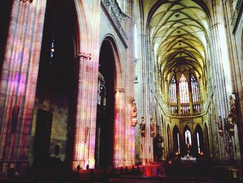 Interior of church