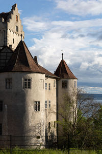 Exterior of historic building against sky