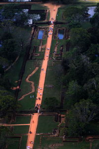 Built structure with trees in background