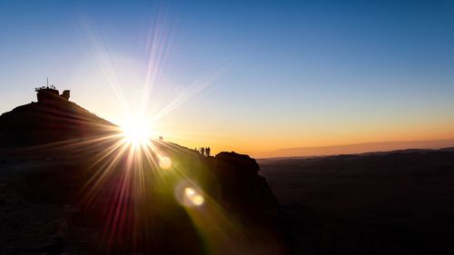 Scenic view of sunset