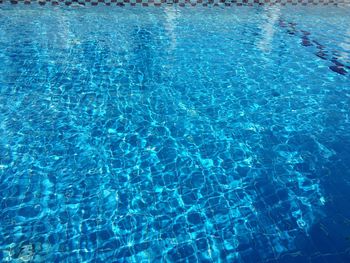 High angle view of swimming pool