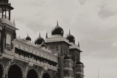 Low angle view of historical building