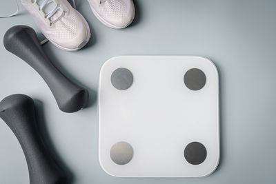 Directly above shot of pills on table