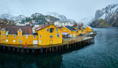 Nusfjord fishing village in norway