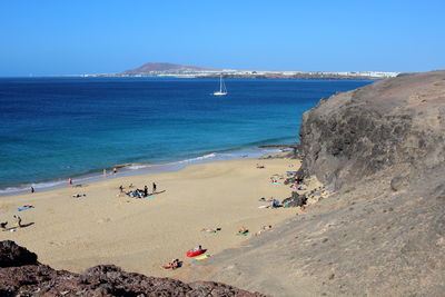 People at beach