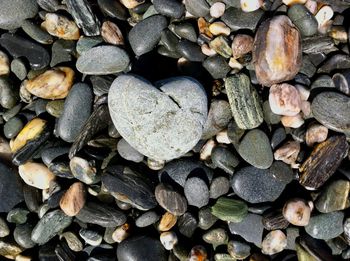 Full frame shot of stones