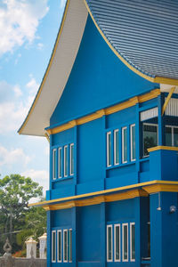 Low angle view of building against sky
